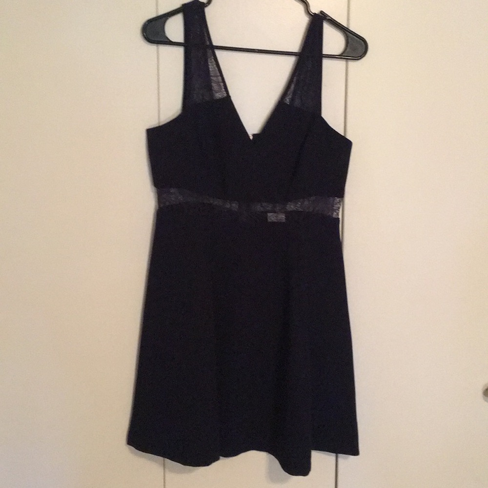 BCBGENERATION dark navy blue sexy lace dress